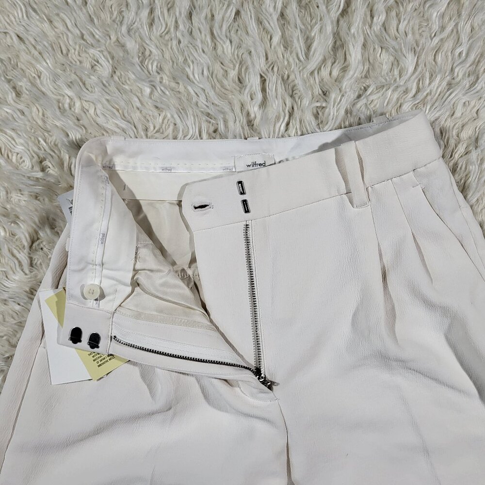 New Aritzia Wilfred Effortless 7" Light Birch Bouleau Pale Short - Size 4 - Picture 10 of 16